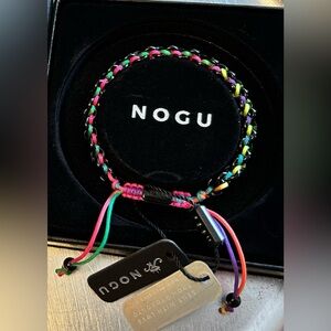 🌈🌈 NOGU Spectrum X Gunmetal Gaia Wheat Chain Bracelet 🌈🌈